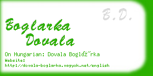 boglarka dovala business card